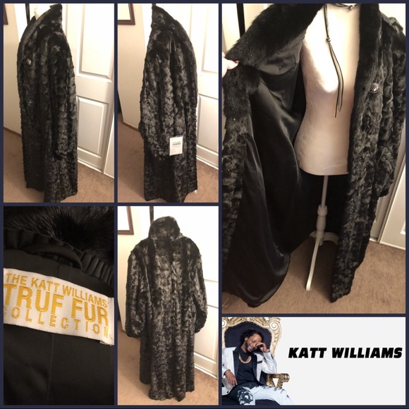🎅HPSALE BLACK MINK FUR COAT TRUF KATT WILLIAMS 3X - Picture 2 of 8